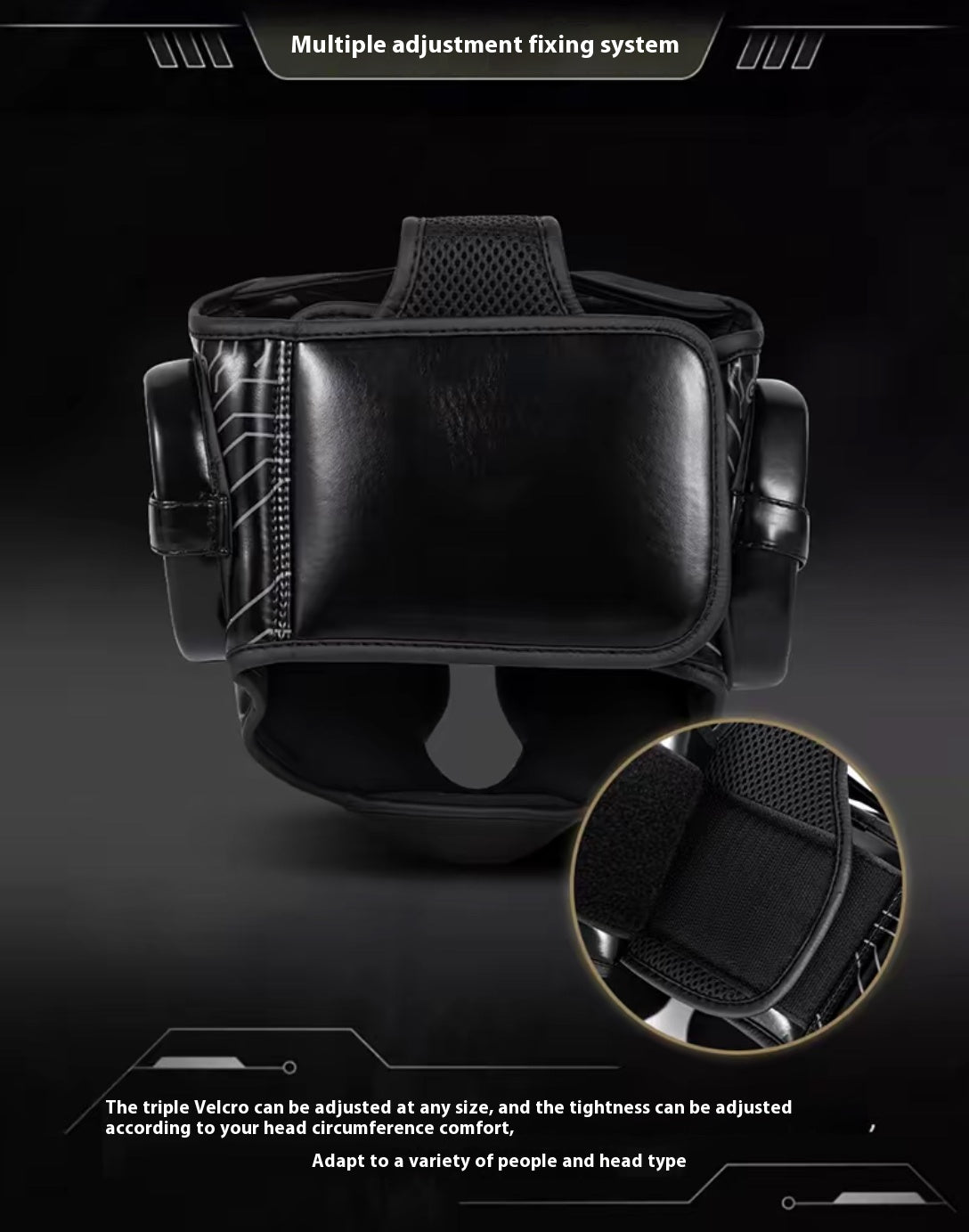 Headgear for Boxing,Martial Arts Headgear,Kickboxing Head Gear for Muay Thai,Grappling, Sparring, Kickboxing, Karate, Taekwondo