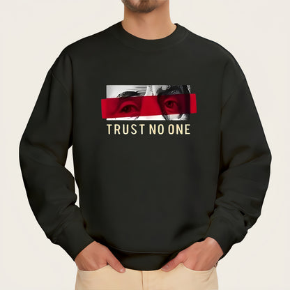 "Trust No One" Unique Iron-On Transfer Sticker