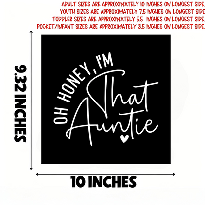 Auntie Iron-On Transfers