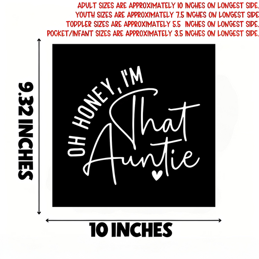 Auntie Iron-On Transfers