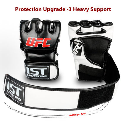 Open Palm Training Gloves for Grappling, Kickboxing, Muay Thai, Light Sparring, Youth Self-Defense, Heavy Bag Workouts – Durable Synthetic Leather with Wrist Support