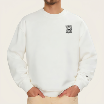 Skull print iron-on transfer