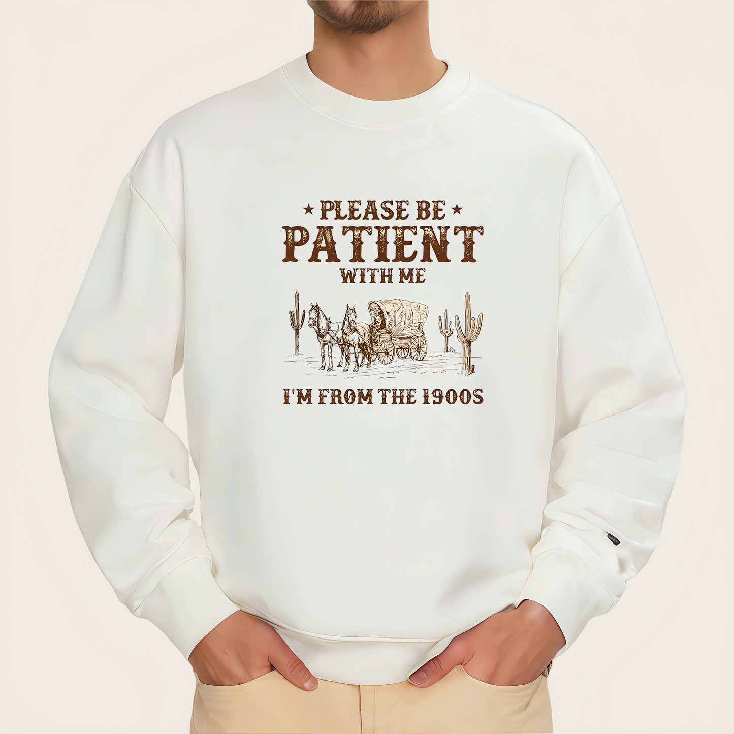 Western-style lettering iron-on transfers