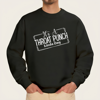 "Today is the day for a throat punch" iron-on transfer