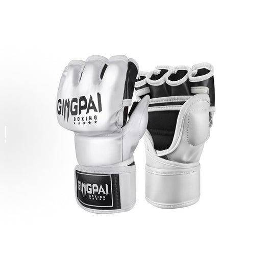 Open Palm Training Gloves for Grappling, Kickboxing, Muay Thai, Light Sparring, Youth Self-Defense, Heavy Bag Workouts – Durable Synthetic Leather with Wrist Support