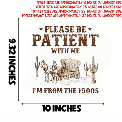 Western-style lettering iron-on transfers