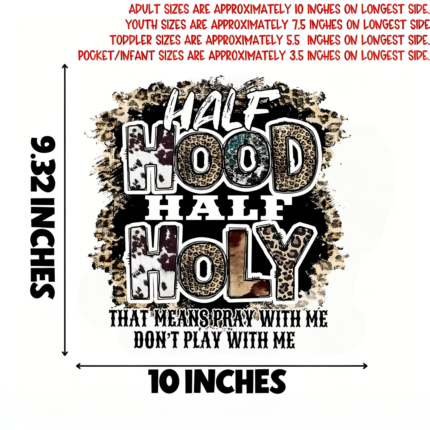 Letter Print Iron-On Transfer