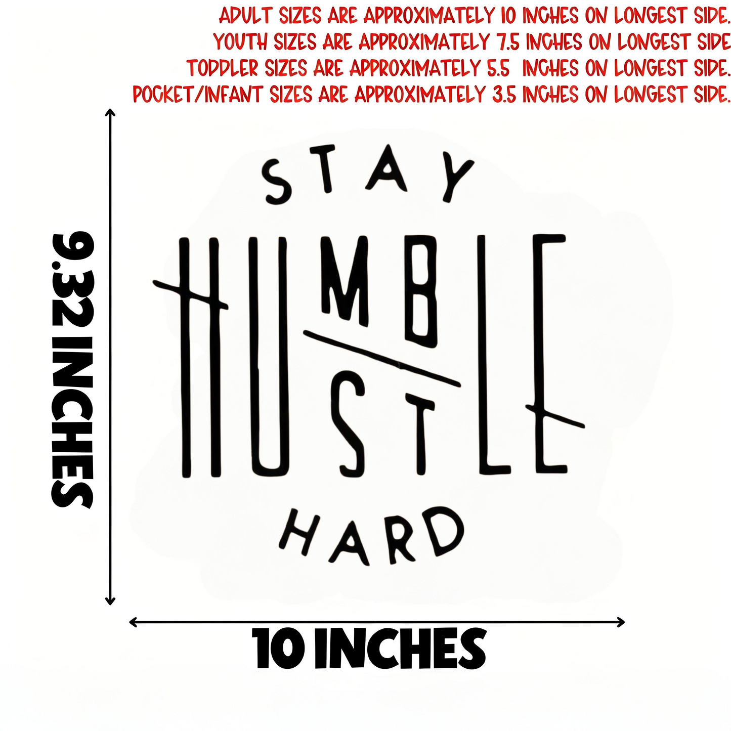 Letter pattern iron-on transfer