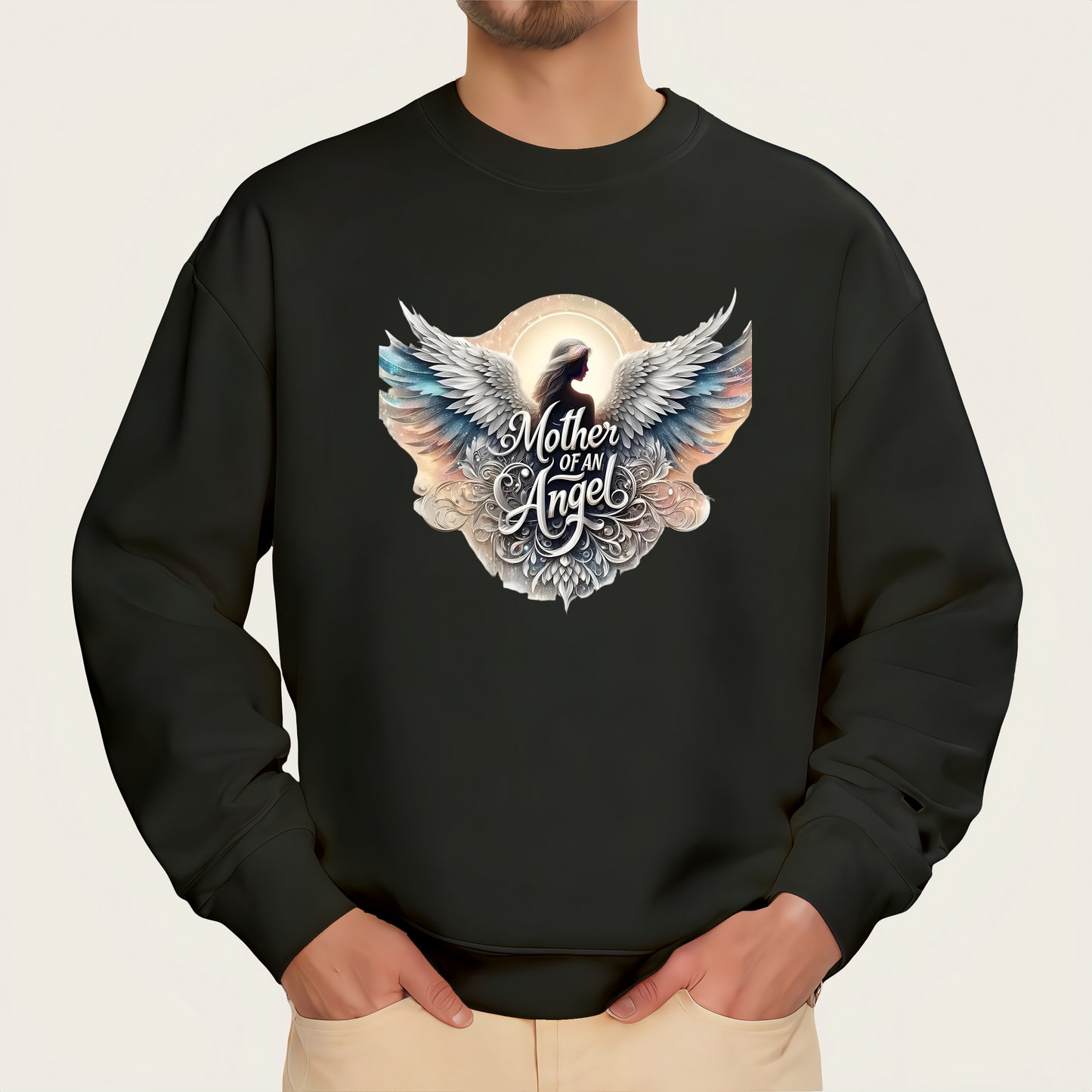 Angel Mother Iron-On Transfer