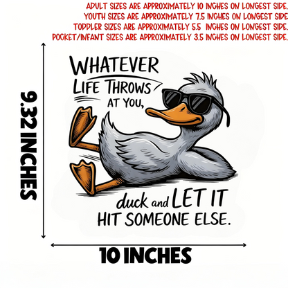 Funny Duck Iron-On Transfers