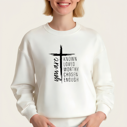 Cross letter pattern iron-on transfer