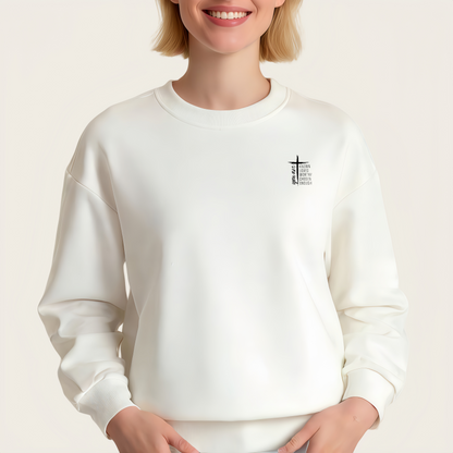 Cross letter pattern iron-on transfer