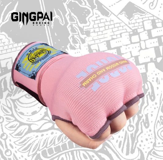 Gel Boxing Hand Wraps Inner Gloves Men Women,Elasticated Padded Fist Under Mitts Protection, Muay Thai MMA Kickboxing Martial Arts Punching Training Bandages