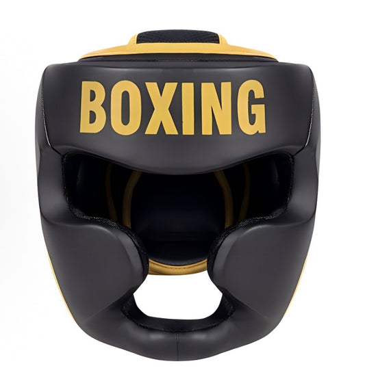 Boxing Headgear, MMA Training, Adjustable Padded Kara,Muay Thai Headgear, Kickboxing, Sparring, Martial Arts, Karate, Taekwondo Helmet