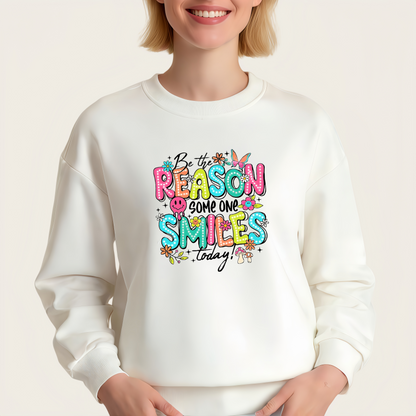 Colorful letter REASON iron-on transfer