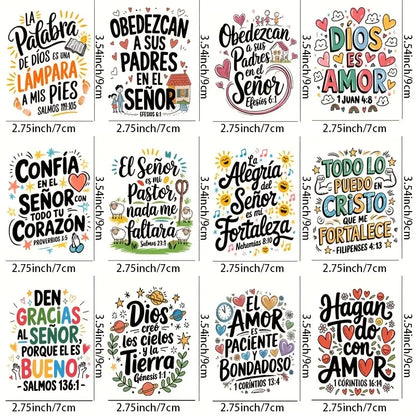 Spanish Bible Verses UV DTF