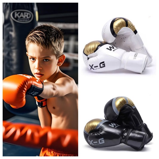 Kids Boxing Gloves 4, 6, 8-oz Boxing Gloves for Kids Junior Boxing Gloves Youth Boxing Gloves Boys and Girls Boxing Training Gloves for MMA Muay Thai & Punching Bag