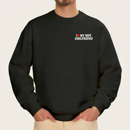 "I Love My Hot Girlfriend" Iron-On Transfer