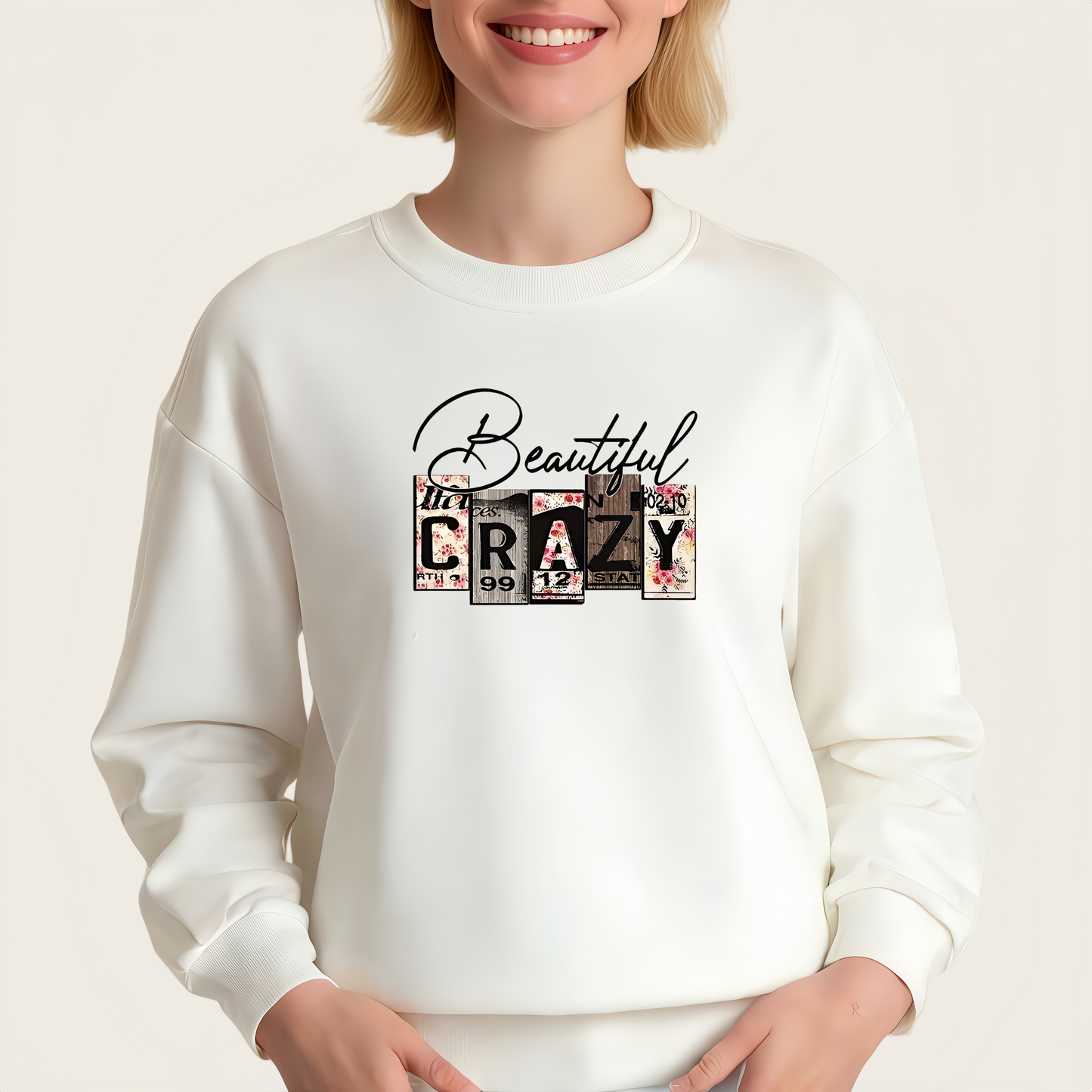 CRAZY creative pattern iron-on transfer