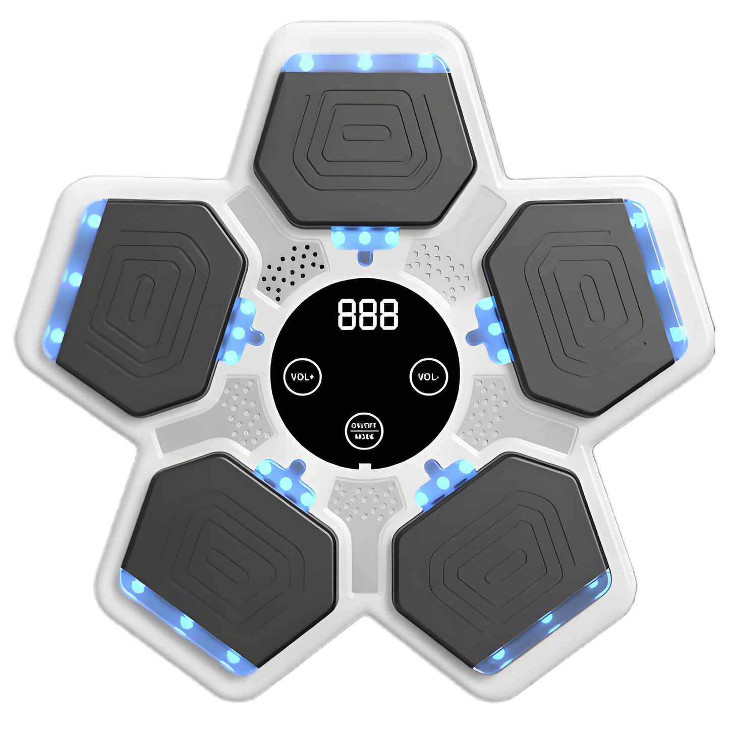 2025 Music Boxing Machine for Adults and Kids, Smart Bluetooth Boxing Training Equipment with Gloves Wall Mounted, Workout Punching Machine for Home,Office and Gym