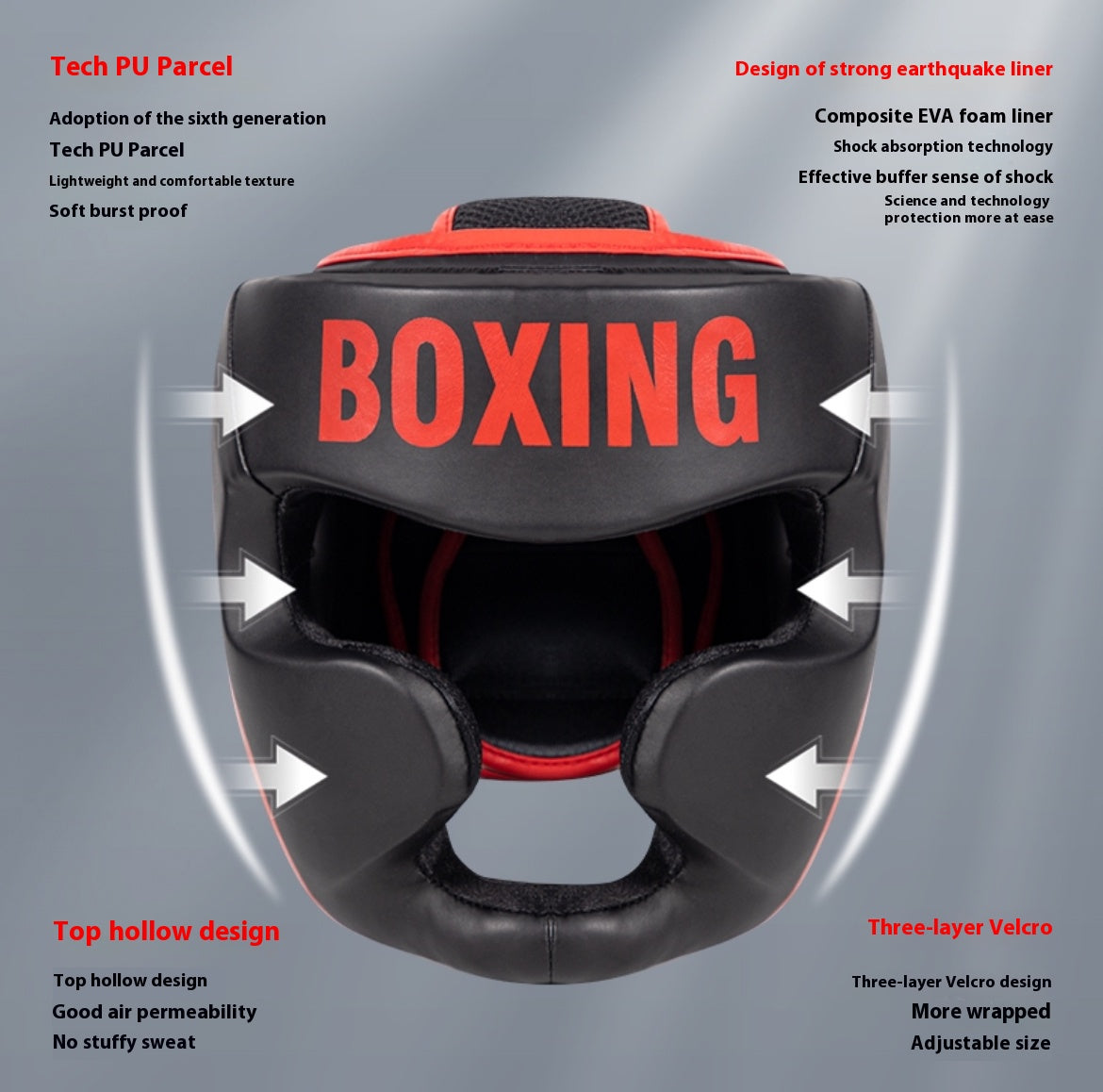 Boxing Headgear, MMA Training, Adjustable Padded Kara,Muay Thai Headgear, Kickboxing, Sparring, Martial Arts, Karate, Taekwondo Helmet