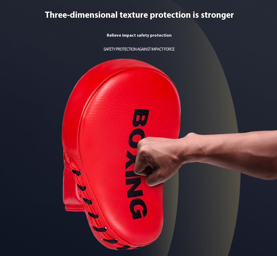 Boxing Curved Focus Punching Mitts- Leatherette Training Hand Pads（single）