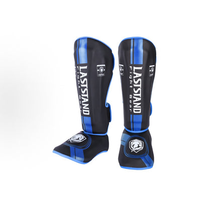 Shin Guards Kickboxing Muay Thai, SATRA SMMAF Approved, Premium Maya Hide Leather, Leg Instep Protection Pads, MMA Martial Arts Kicking Sparring Training Gear, BJJ Karate Boxing Taekwondo