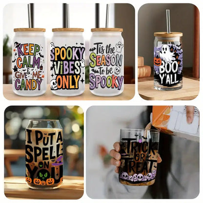 （12PCS/SET）Halloween UV DTF Film Transfer Paper