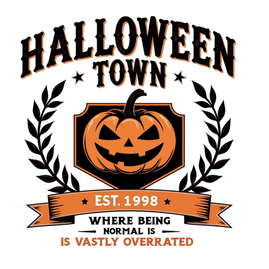Orange Pumpkin Lantern Heat Transfer Iron-On