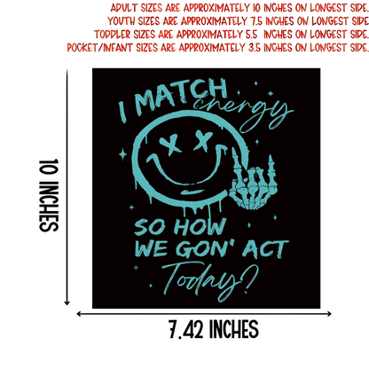 Smiley face letters iron-on transfer