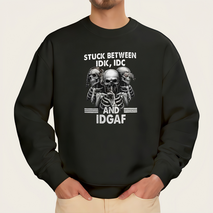 Skull and lettering iron-on transfers