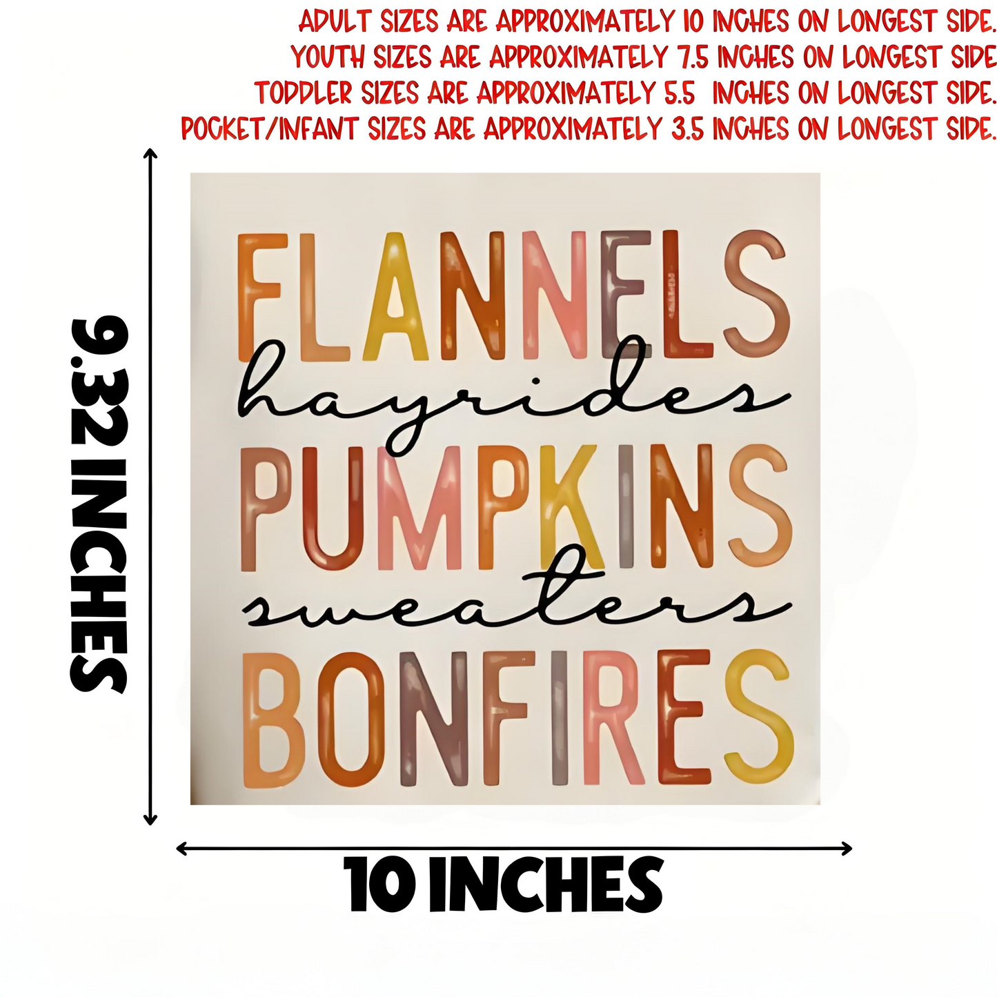 Fashionable English letters iron-on transfer