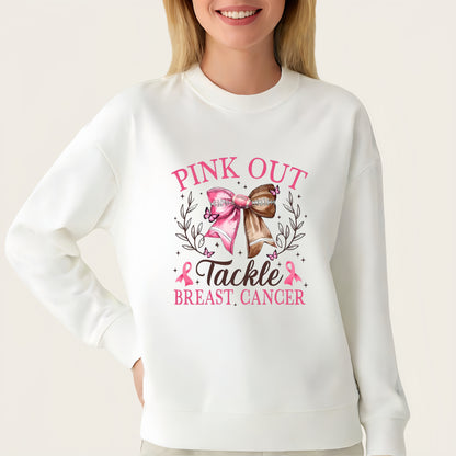 Breast Cancer Awareness Heat Transfer Iron-On Patches