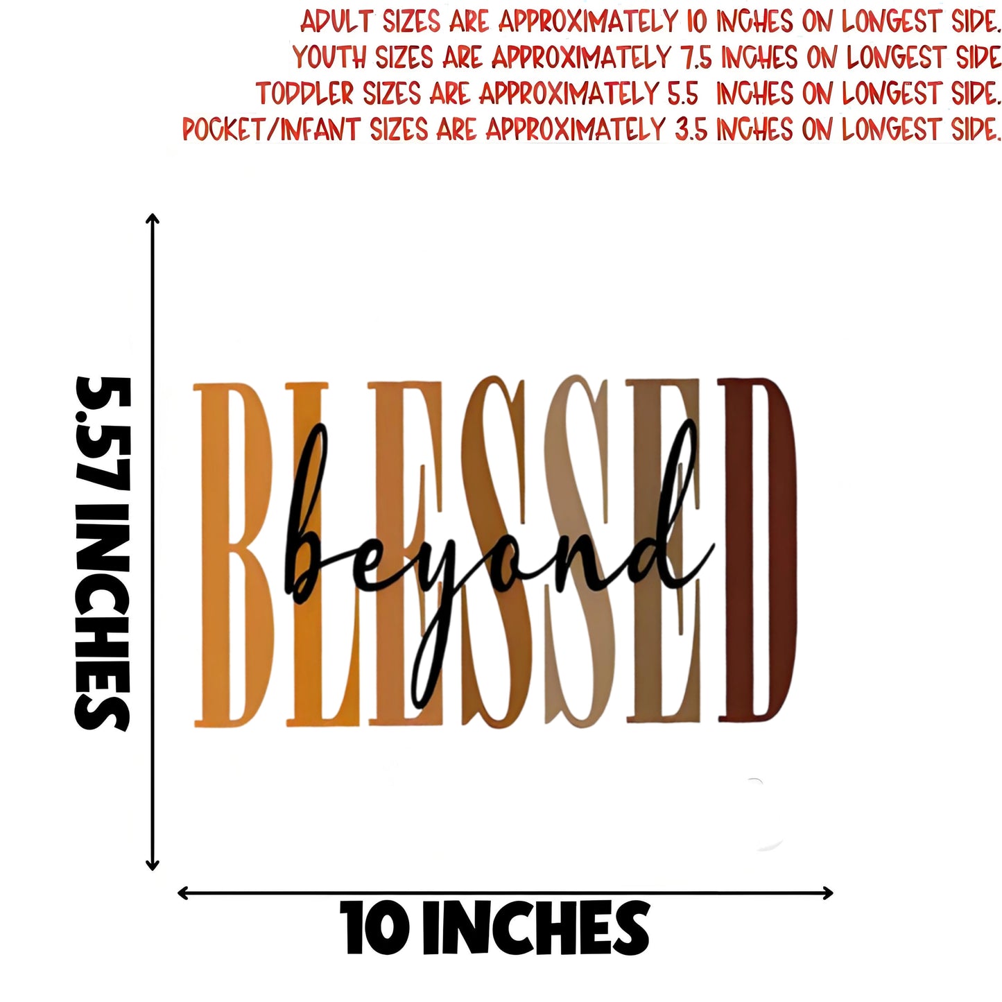 Fashionable letter pattern iron-on transfer