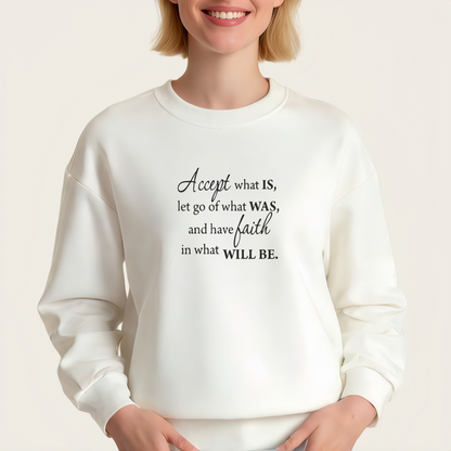 Inspirational English slogan iron-on transfer