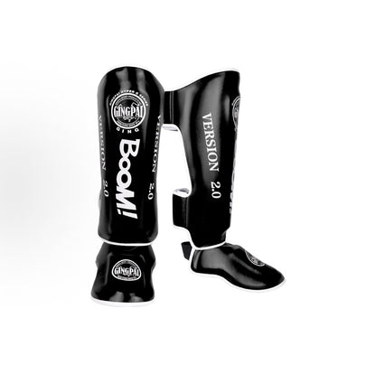 MMA Martial Arts Shin Guards – Padded, Adjustable Muay Thai Leg Guards with Instep Protection for Kickboxing/MMA Training and Sparring – Durable, Professional MMA Equipment