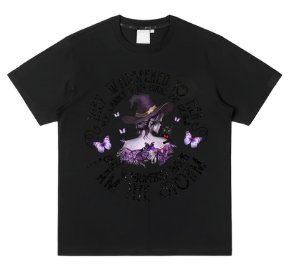 Enchanting Butterfly & Witch Heat transfer ironing