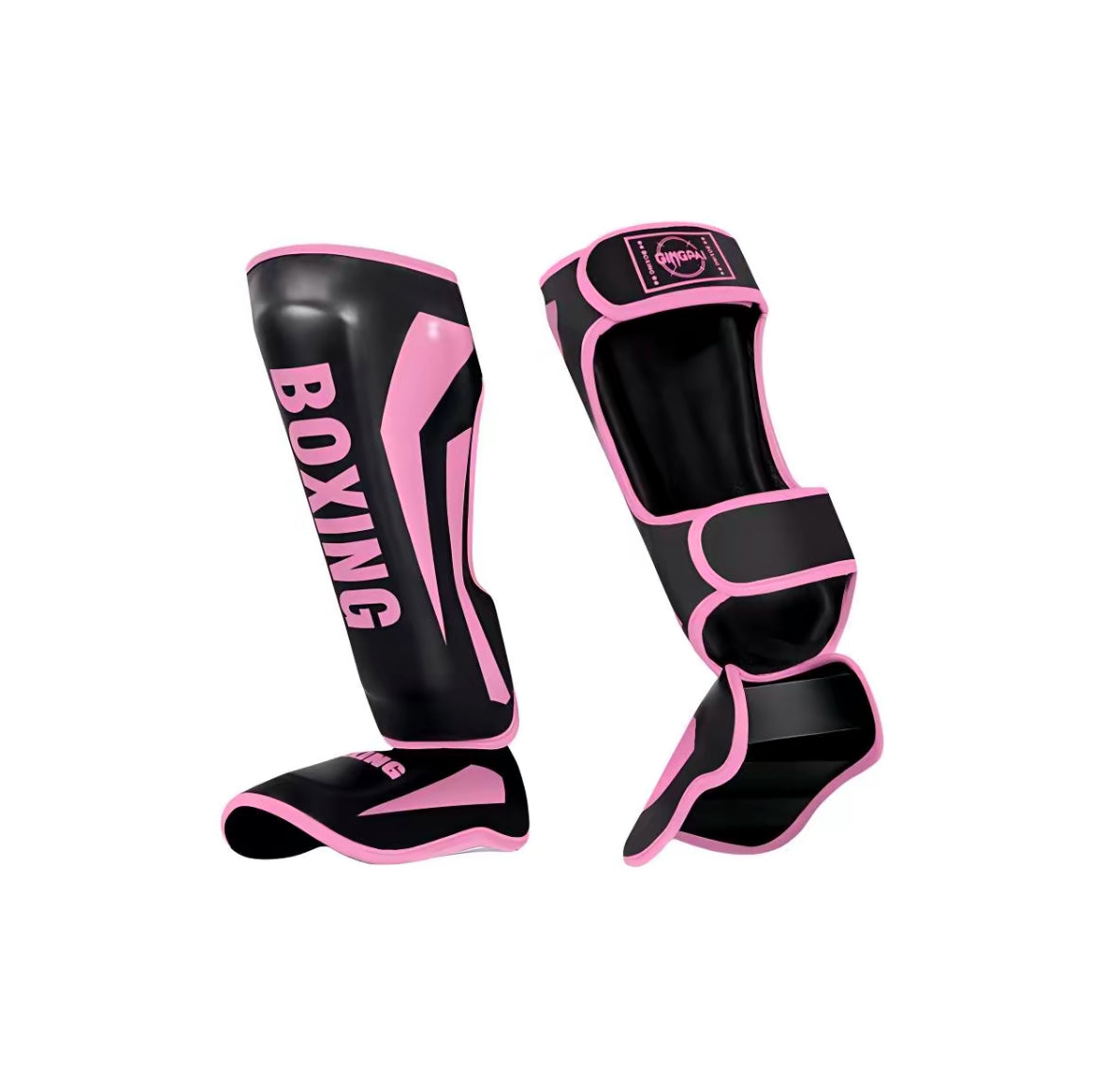Shin Guards Kickboxing Muay Thai, SATRA SMMAF Approved, Premium Maya Hide Leather, Leg Instep Protection Pads, MMA Martial Arts Kicking Sparring Training Gear, BJJ Karate Boxing Taekwondo