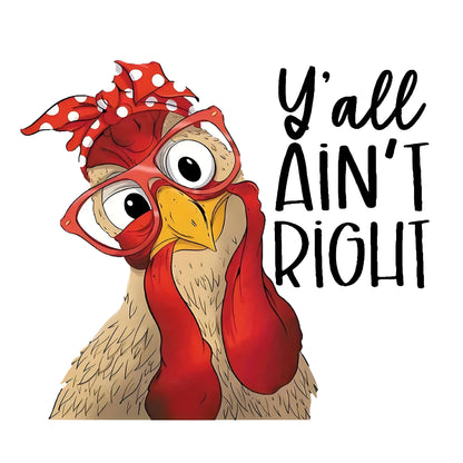 Crazy Chicken Iron-On Transfers