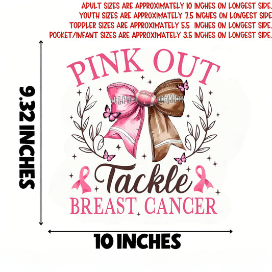 Breast Cancer Awareness Heat Transfer Iron-On Patches