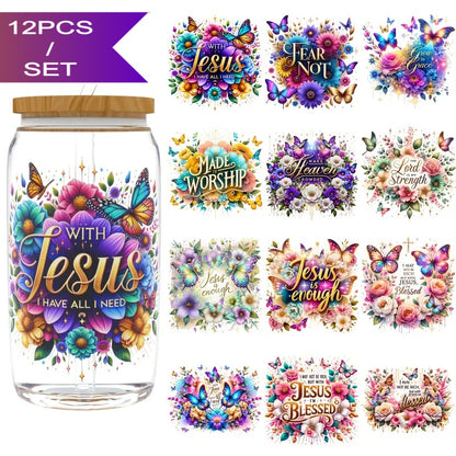 Inspirational quotes and quotes UV DTF stickers