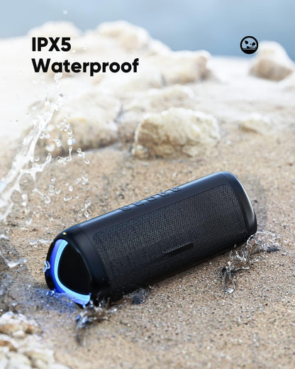 Bluetooth Speaker with HD Sound, Portable Wireless, IPX5 Waterproof, Up to 20H Playtime, TWS Pairing, BT5.3, for Home/Party/Outdoor/Beach, Electronic Gadgets, Birthday Gift