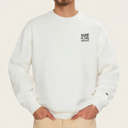 NOPE letter slogan iron-on transfer