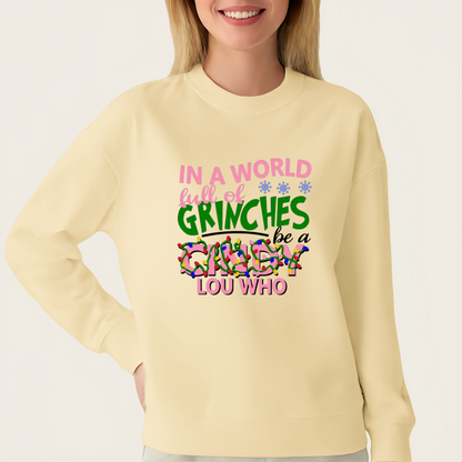 Snowflake and Candy Cane Design Iron-On Transfers