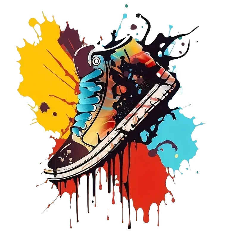 Shoe element clothing heat transfer iron-on stickers