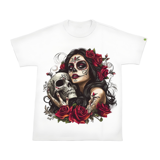Skull Rose Tattoo Heat Painting