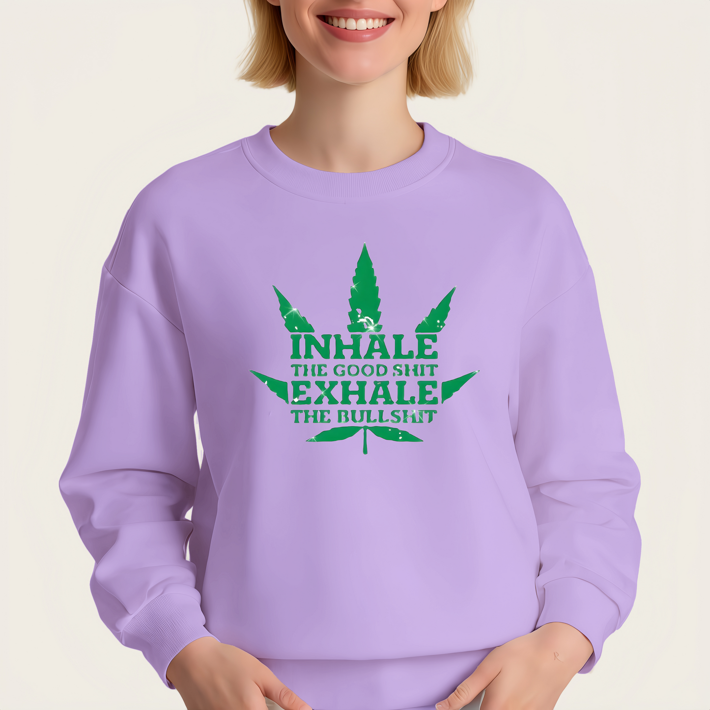 Leaf pattern iron-on transfer