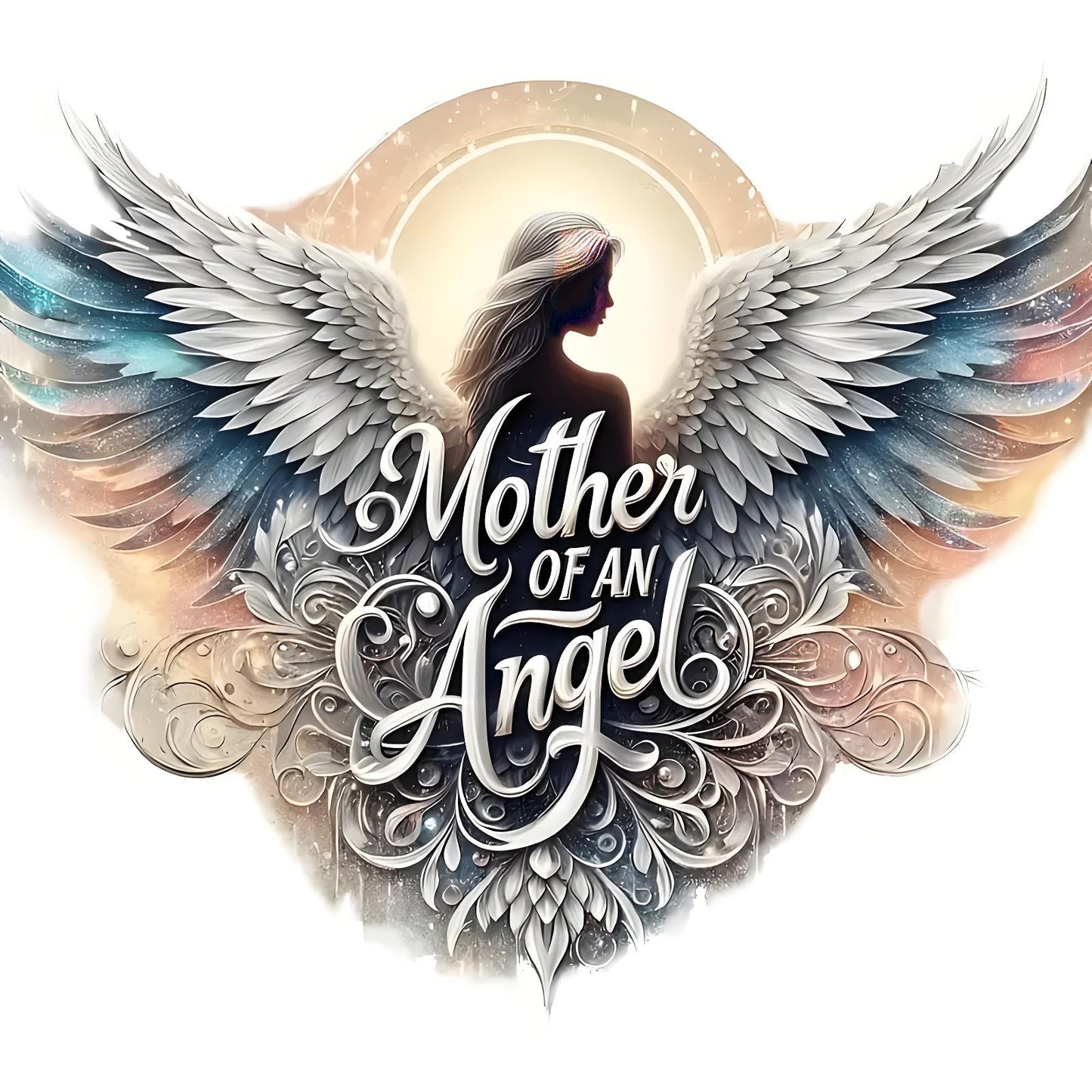 Angel Mother Iron-On Transfer