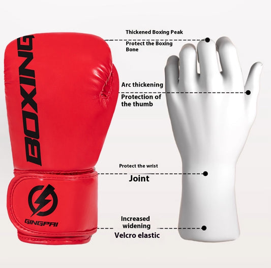 Pro Style Exercise Workout Training Boxing Gloves for Sparring, Heavy Bag and Mitt Work