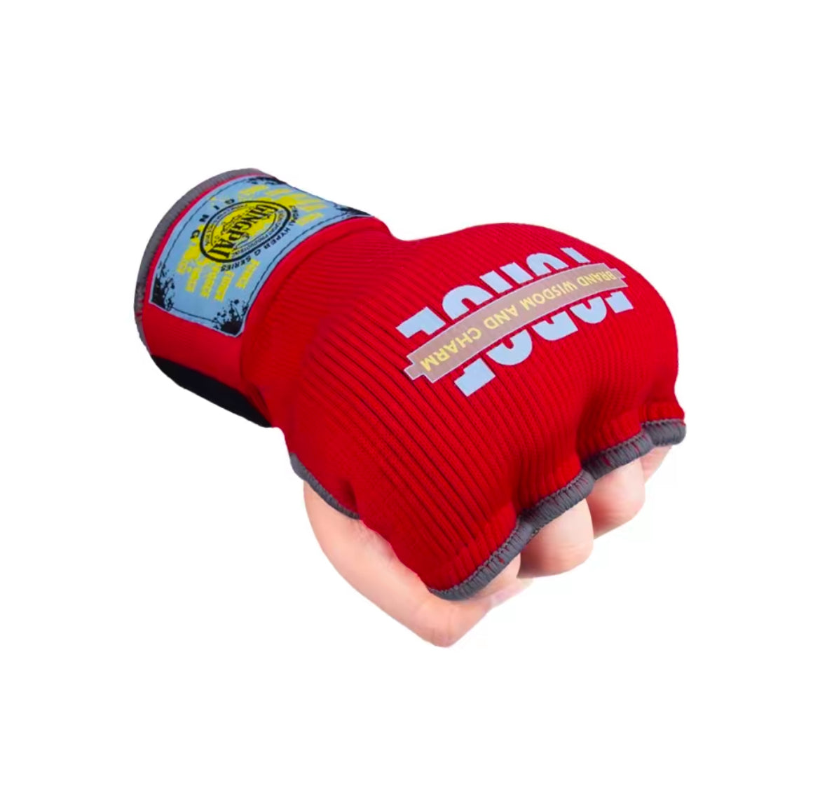 Gel Boxing Hand Wraps Inner Gloves Men Women,Elasticated Padded Fist Under Mitts Protection, Muay Thai MMA Kickboxing Martial Arts Punching Training Bandages